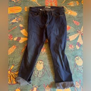 Levi’s shaping bootcut jeans dark wash